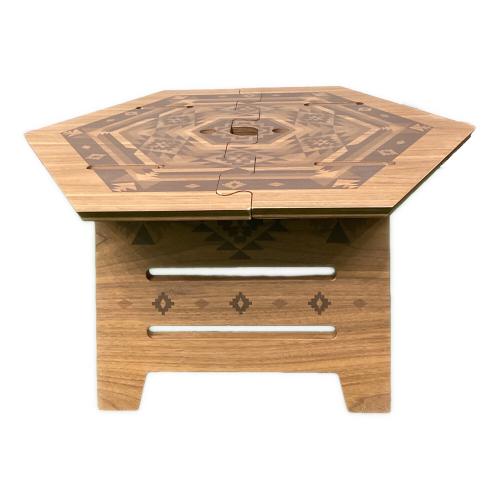 The Arth (ザァ～ッス) アウトドアテーブル ブラウン ヘキ子 クルンドル