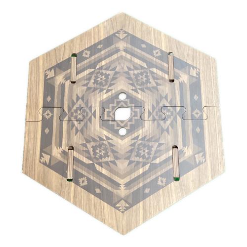 The Arth (ザァ～ッス) アウトドアテーブル ブラウン ヘキ子 クルンドル