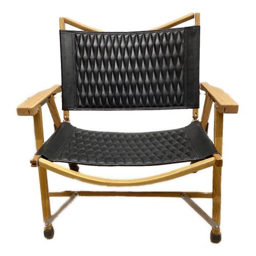 Kermit chair (カーミットチェア) アウトドアチェア DIA JACKET,ヒジラク,ノビタブラック付 ブラック カーミットチェアワイドカスタム(オーク)