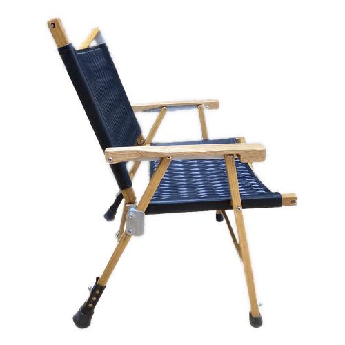 Kermit chair (カーミットチェア) アウトドアチェア DIA JACKET,ヒジラク,ノビタブラック付 ブラック カーミットチェアワイドカスタム(オーク)