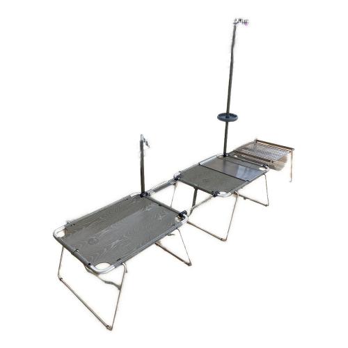 hxo design (エイチエックスオーデザイン) アウトドアテーブル モジュラーテーブル ※ストレージトレイストッパー欠品 hxo Standard Green Set