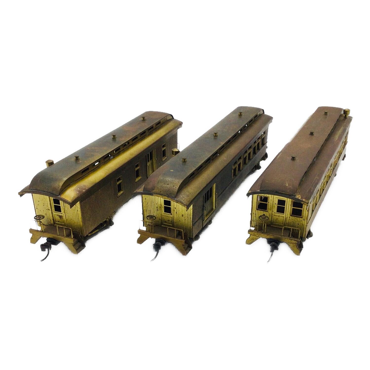 FUJIYAMA (フジヤマ) HOゲージ 劣化あり 真鍮 古典客車3両セット