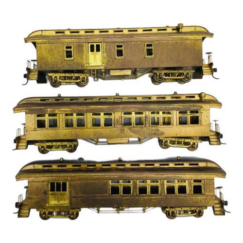 FUJIYAMA (フジヤマ) HOゲージ 劣化あり 真鍮 古典客車3両セット