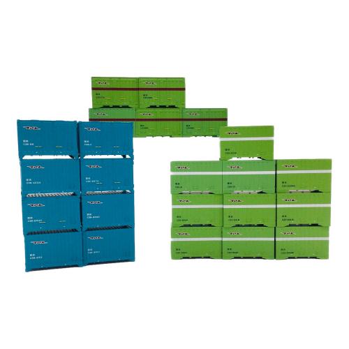 TOMIX (トミックス) 国鉄コンテナ ブルー・グリーン 37個 HOゲージ用