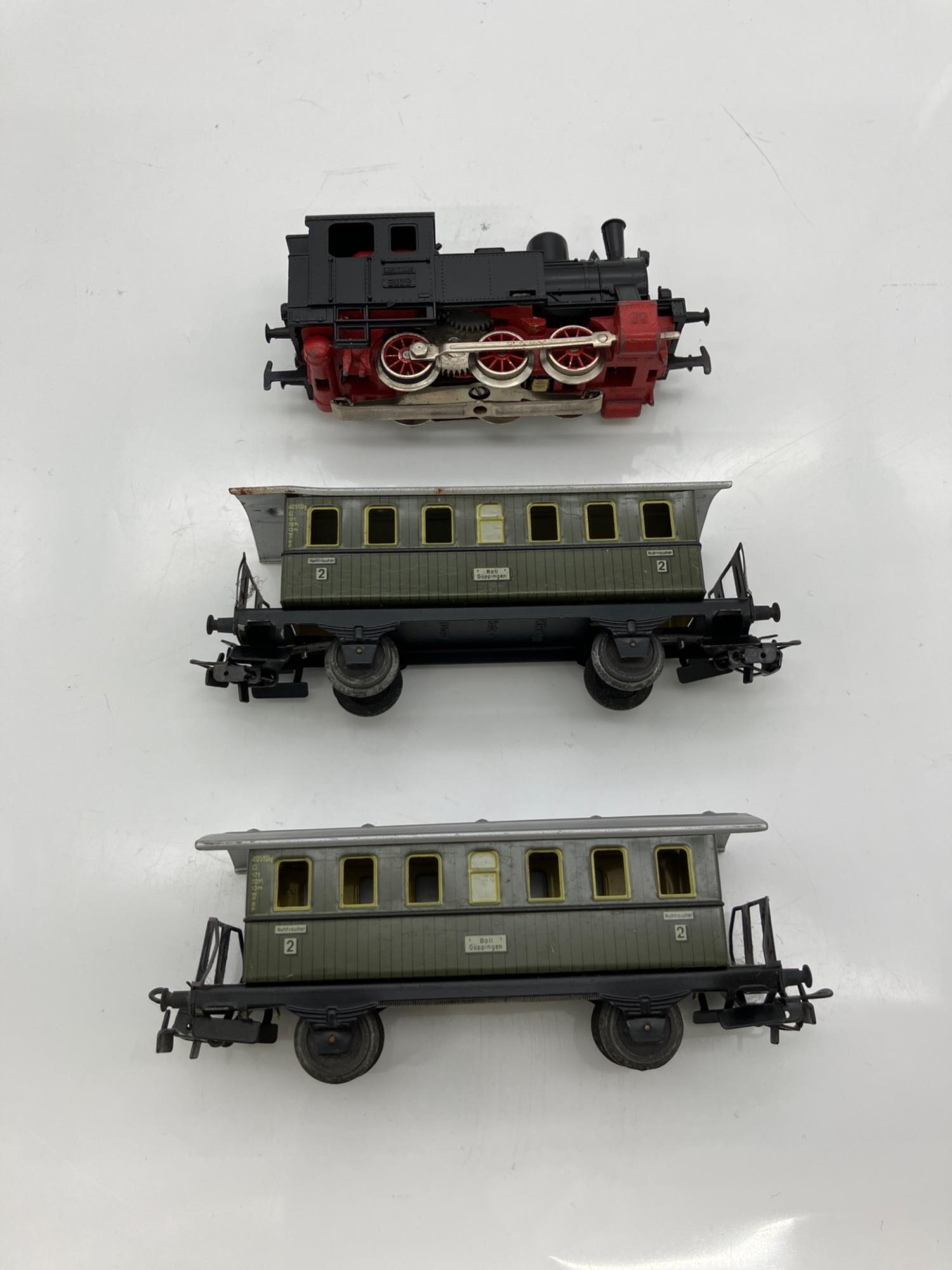 鉄道模型 メルクリン 客車2両 HO43863, 43864 ドイツ鉄道 鉄道模型