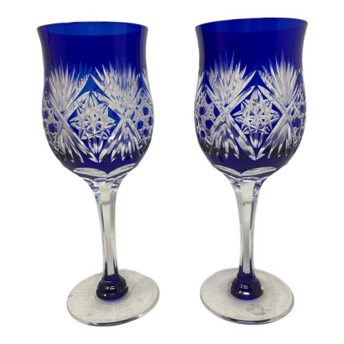 彩鳳 (サイホウ) ワイングラス　硝子工房　江戸切子