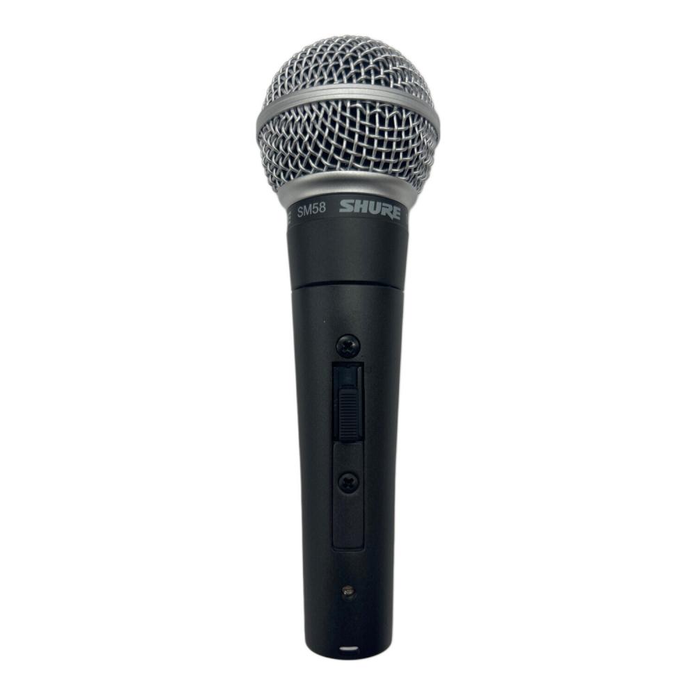 SHURE ( シュア )  SM58　ダイナミックマイク SHUREシュア SM58 定番 ダイナミックマイク ボーカルマイク おすすめ