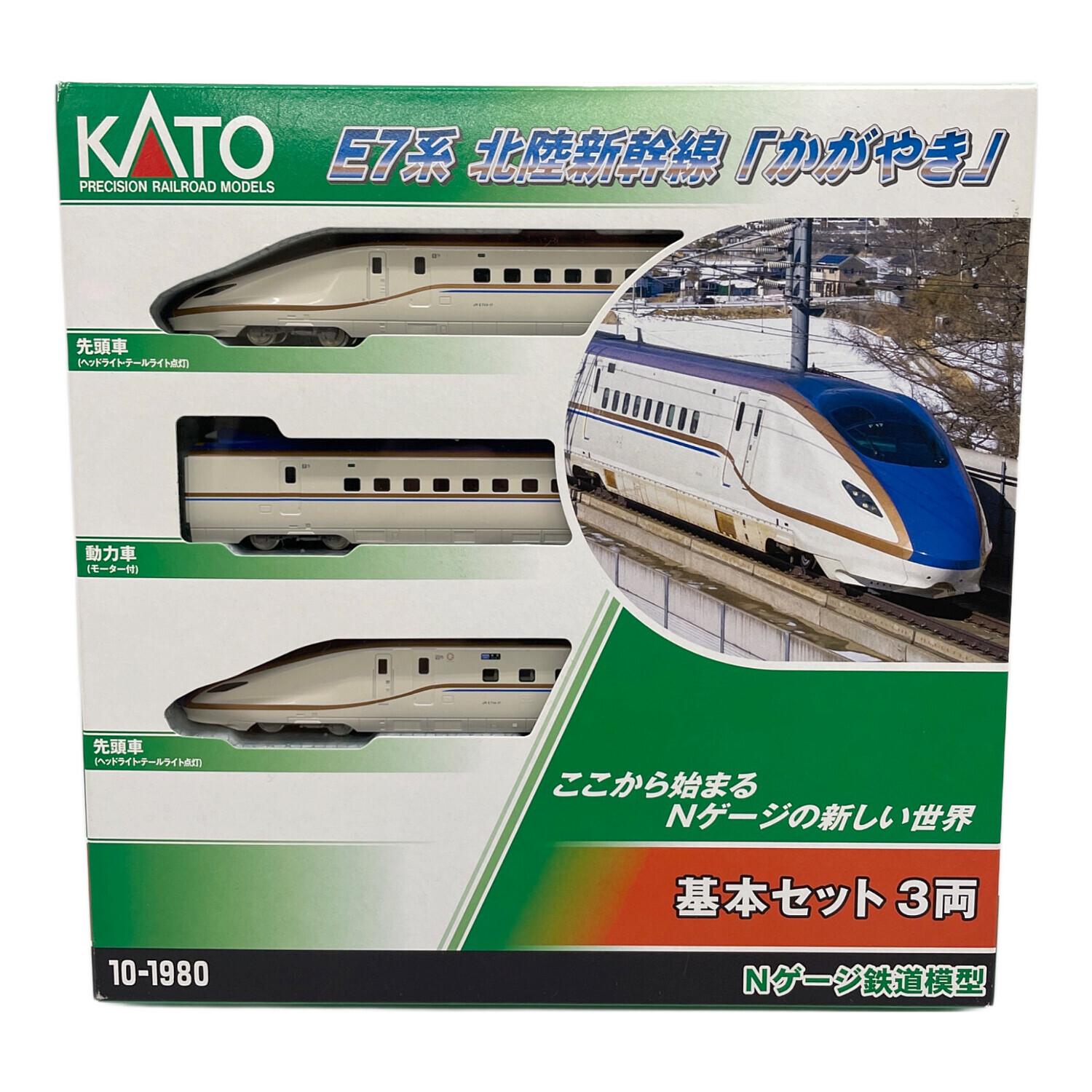 KATO Nゲージ はくたか かがやき Amazon | KATO Nゲージ E7系 北陸新幹線 かがやき 基本 3両セット 10