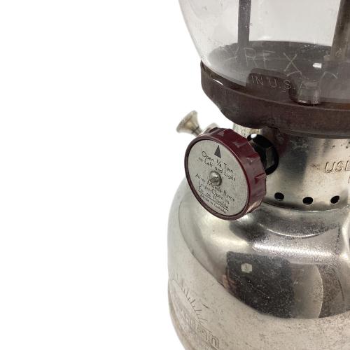 Coleman (コールマン) カナダ200 ガソリンランタン 200 真鍮製シルバーメッキ PYREXサンシャンロゴグローブ ※点火動作確認済み ヴィンテージ