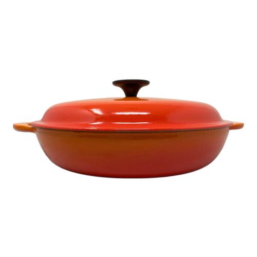 LE CREUSET (ルクルーゼ) キャセロール 26cm　オレンジ