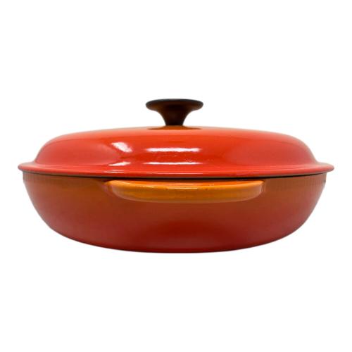 LE CREUSET (ルクルーゼ) キャセロール 26cm　オレンジ