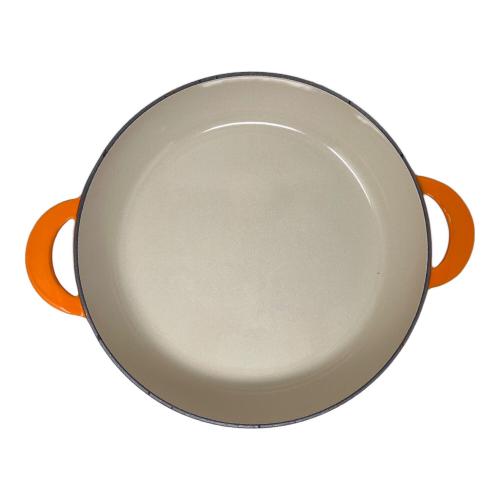 LE CREUSET (ルクルーゼ) キャセロール 26cm　オレンジ