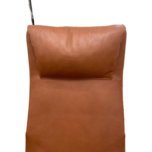 カンディハウス ハイバックチェアー ブラウン 牛革 ライナス