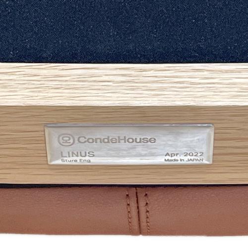 カンディハウス ハイバックチェアー ブラウン 牛革 ライナス