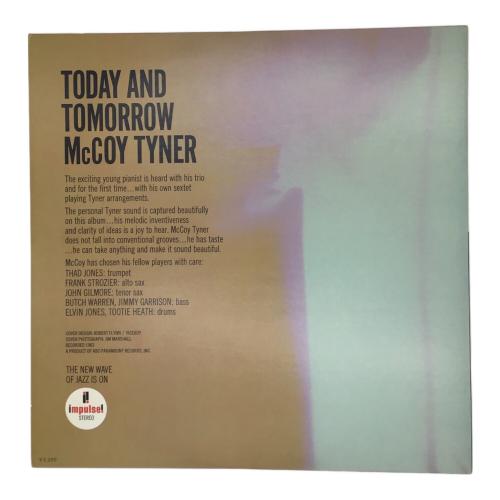 McCoy Tyner レコード Today And Tomorrow
