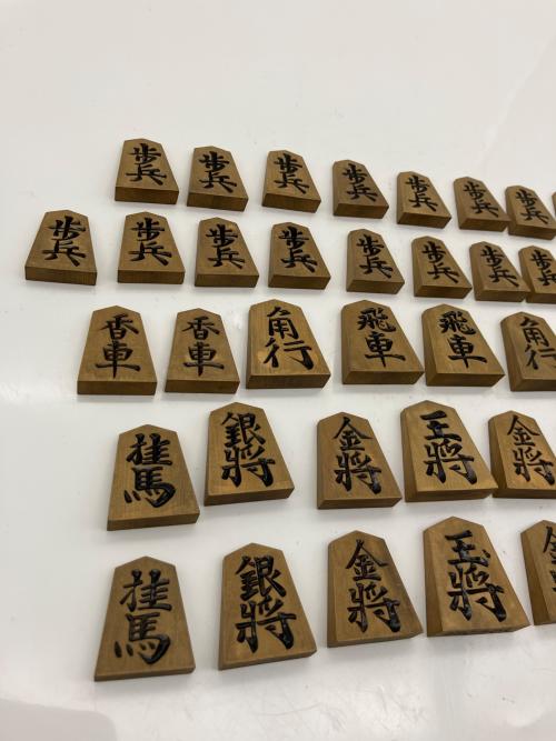将棋駒 天光作 上彫