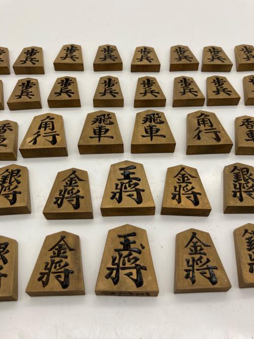 将棋駒 天光作 上彫
