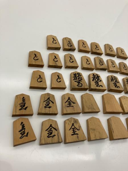 将棋駒 無銘 御将棋駒 天光作 水無瀬彫｜トレファクONLINE