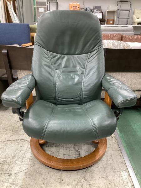 Ekornes (エコーネス) ストレスレスチェア グリーン 1人掛け