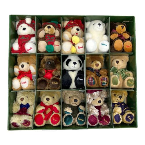 Harrods (ハロッズ) イヤーベア 15周年 ヌイグルミセット