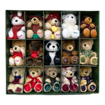 Harrods (ハロッズ) イヤーベア 15周年 ヌイグルミセット