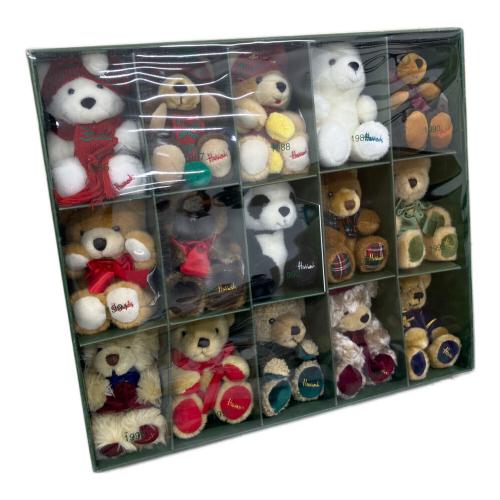 Harrods (ハロッズ) イヤーベア 15周年 ヌイグルミセット