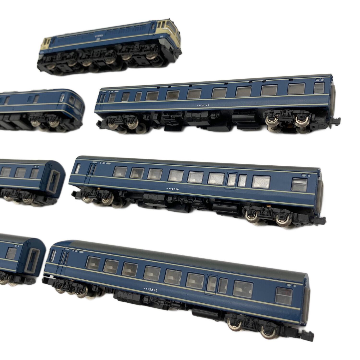 東京マルイ EF65-500 20系寝台客車 7両セット　欠品あり TOKYO MARUI (東京マルイ) Zゲージ EF65-500 20系寝台客車 7両基本
