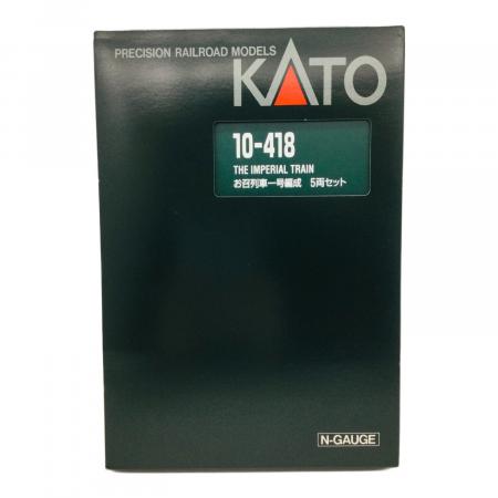 KATO Nケージ　お召列車1号編成 5両セット値下げ‼️ Amazon | KATO Nゲージ お召列車1号編成 5両セット 10-418 鉄道模型