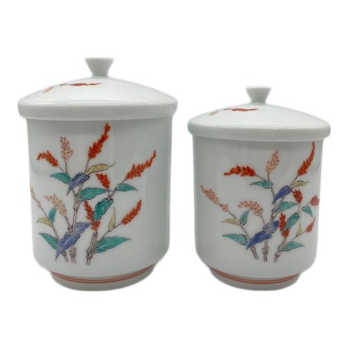 柿右衛門 (カキエモン) 湯呑み揃え　錦蓼文