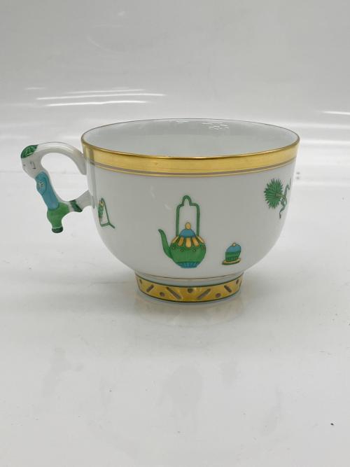 Herend (ヘレンド) カップ&ソーサー オープンワーク シノワズリシリーズ トプカプ　マンダリン　