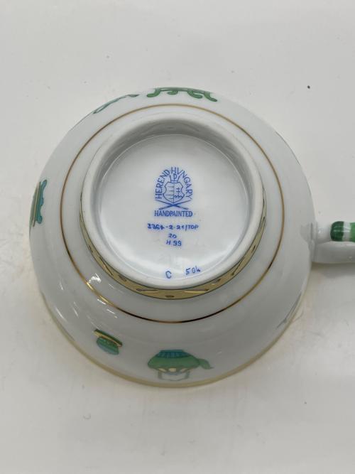 Herend (ヘレンド) カップ&ソーサー オープンワーク シノワズリシリーズ トプカプ　マンダリン　