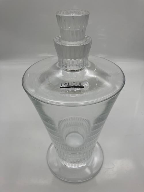 LALIQUE (ラリック) デカンタ 箱付 ブルグイユ