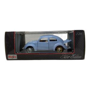 Maisto (マイスト) フォルクスワーゲン・ビートル Silver edition ミニカー ブルー