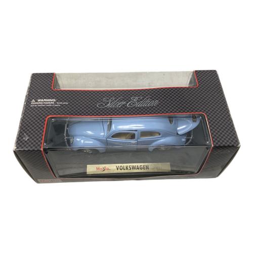 Maisto (マイスト) フォルクスワーゲン・ビートル Silver edition ミニカー ブルー