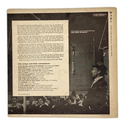 FRANK SINATRA In The Wee Small Hours レコード
