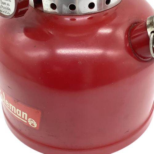 Coleman (コールマン) ガソリンランタン 200A マルーン　バイレックスグローブ ヴィンテージ