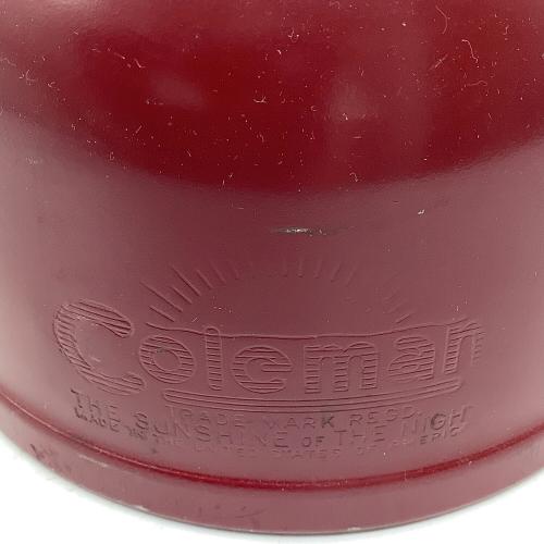 Coleman (コールマン) バーガンディー ガソリンランタン 200A バイレックスグローブ ヴィンテージ