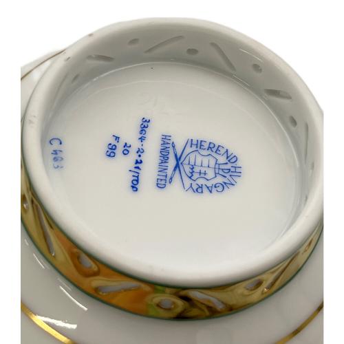 Herend (ヘレンド) カップ&ソーサー オープンワーク シノワズリシリーズ トプカプ　マンダリン