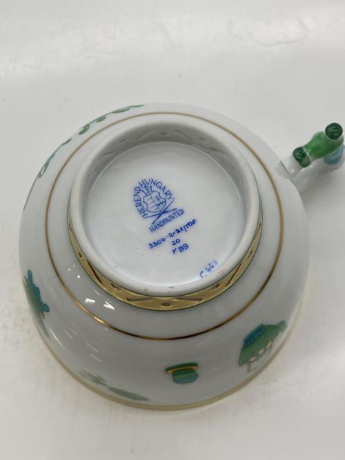 Herend (ヘレンド) カップ&ソーサー オープンワーク シノワズリシリーズ トプカプ　マンダリン