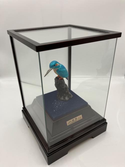 光則 "カワセミ" 銀製 翡翠 KINGFISHER SILVER