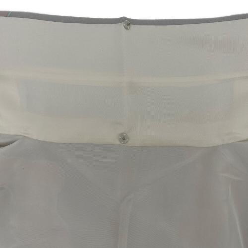 千總謹製　訪問着　袷　Mサイズ　三越　落款有　刺繍　金彩　正絹　銀鼠色　和装