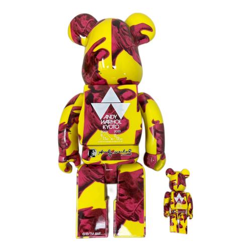 BEAR BRICK (ベアブリック) アンディ・ウォーホール カウ・ウォールペーパー フィギュア