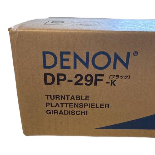 DENON (デノン) アナログレコードプレーヤー DP-29F-K