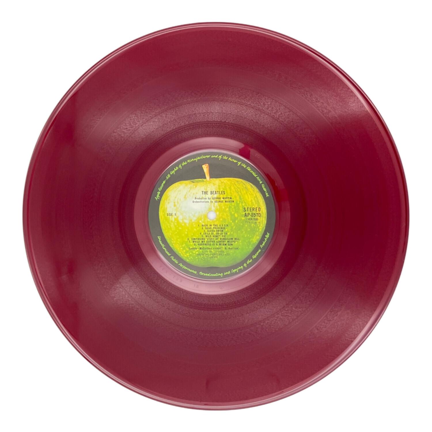 THE BEATLES ホワイトアルバム 丸帯 赤盤 シリアル5桁 レコード AP