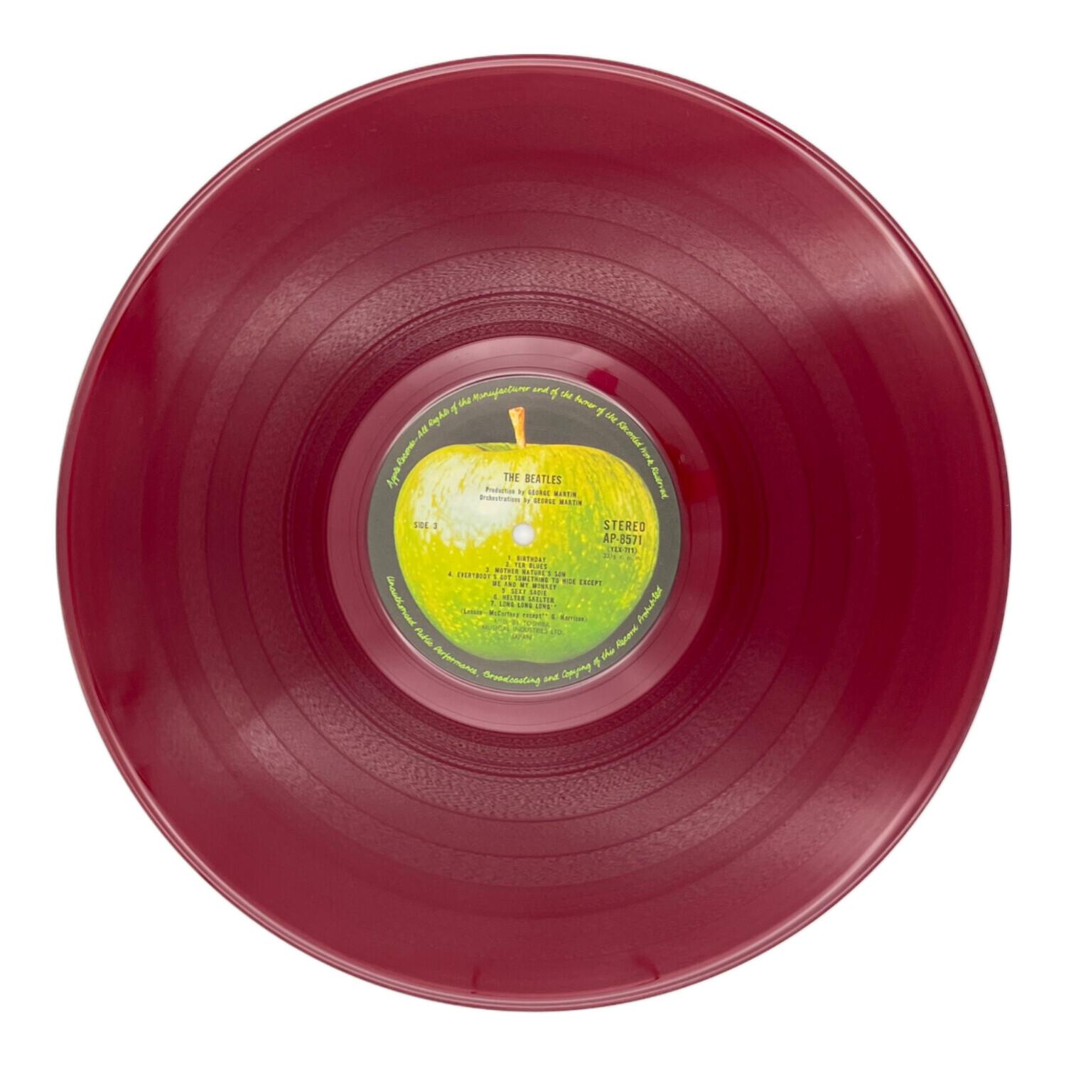 THE BEATLES ホワイトアルバム 丸帯 赤盤 シリアル5桁 レコード AP