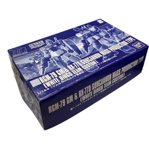 BANDAI (バンダイ) 1/144 HGUC ジム&ガンキャノン量産型 (ホワイト・ディンゴ隊仕様) 機動戦士ガンダム外伝 コロニーの落ちた地で... ガンプラ ホビーオンラインショップ限定
