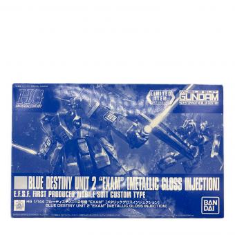 BANDAI SPIRITS 1/144 HG RX-79BD-2 ブルーディスティニー2号機 ”EXAM” メタリックグロスインジェクション 「機動戦士ガンダム外伝 THE BLUE DESTINY」  ガンプラ