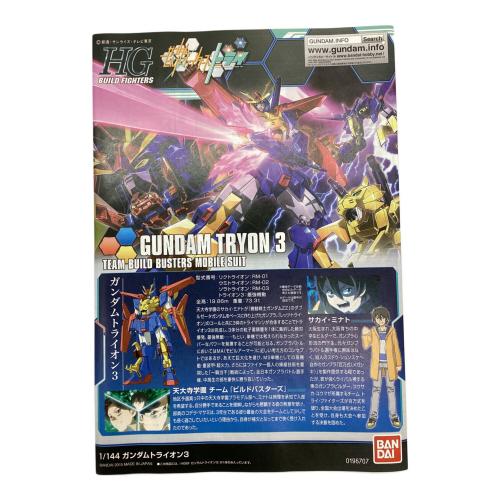BANDAI (バンダイ) 1/144 HGBF ガンダムトライオン3 ガンダムビルドファイターズ トライ ガンプラ