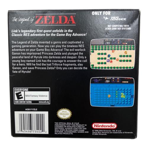 Nintendo (ニンテンドー) The legend of ZERUDA ゲームボーイアドバンス用ソフト (輸入版) CERO A (全年齢対象)