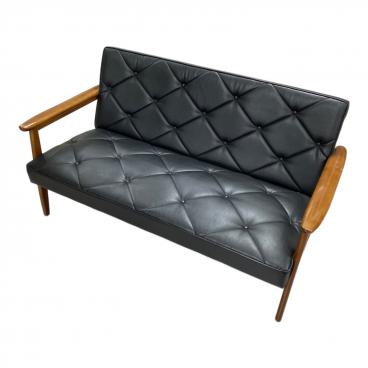 カリモク60 (カリモクロクマル) オットマン ブラック X36206BD